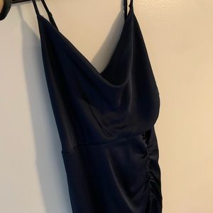 ASTR the Label cowl neck dress navy